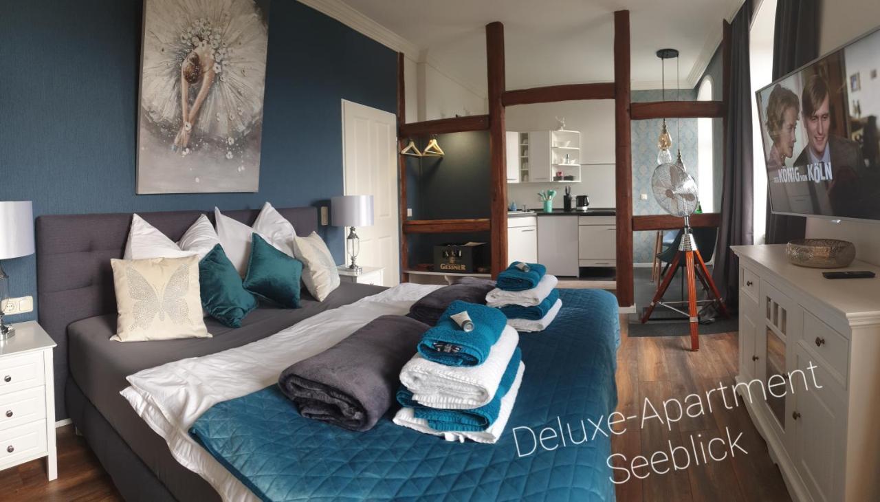 Luna Et Sol - Haus Am See Seeblick-Apartment Seehausen  Ngoại thất bức ảnh